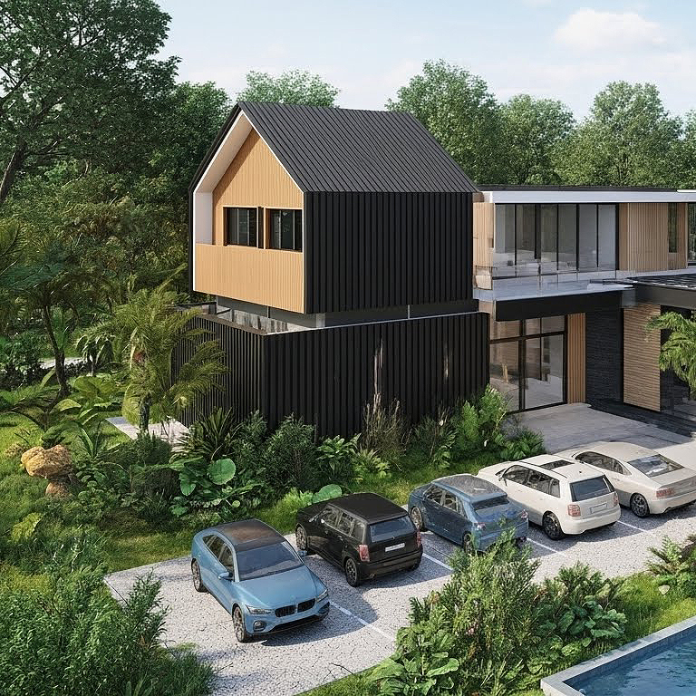 Tehisaru Loodud 3D visuaal - Uusarenduste vaated ja 3D pidid 2